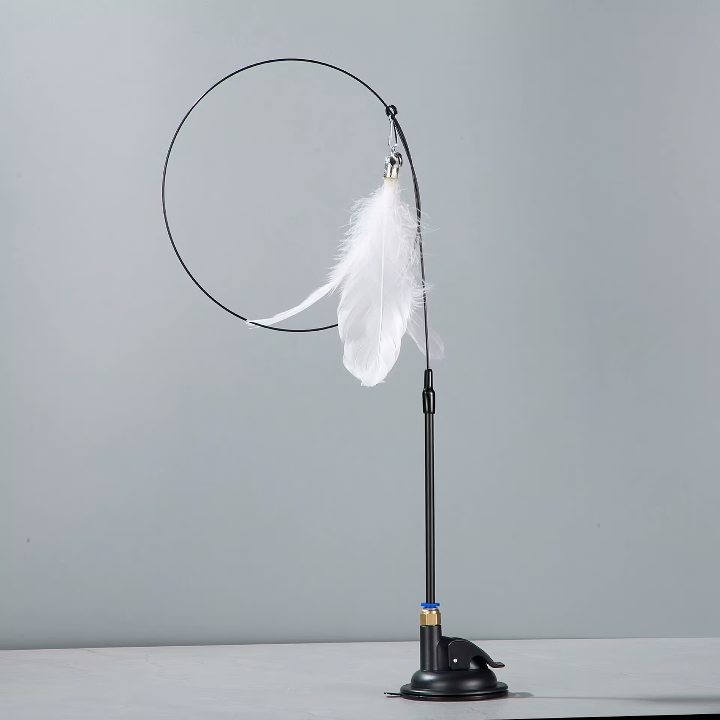 Katzen- Federstick mit Saugnapf